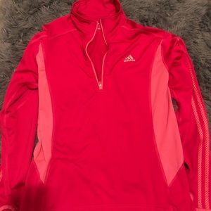 Adidas Pink Quarter Zip